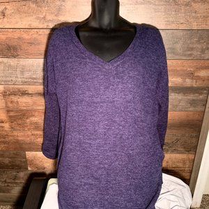 Dark blue sweater dress